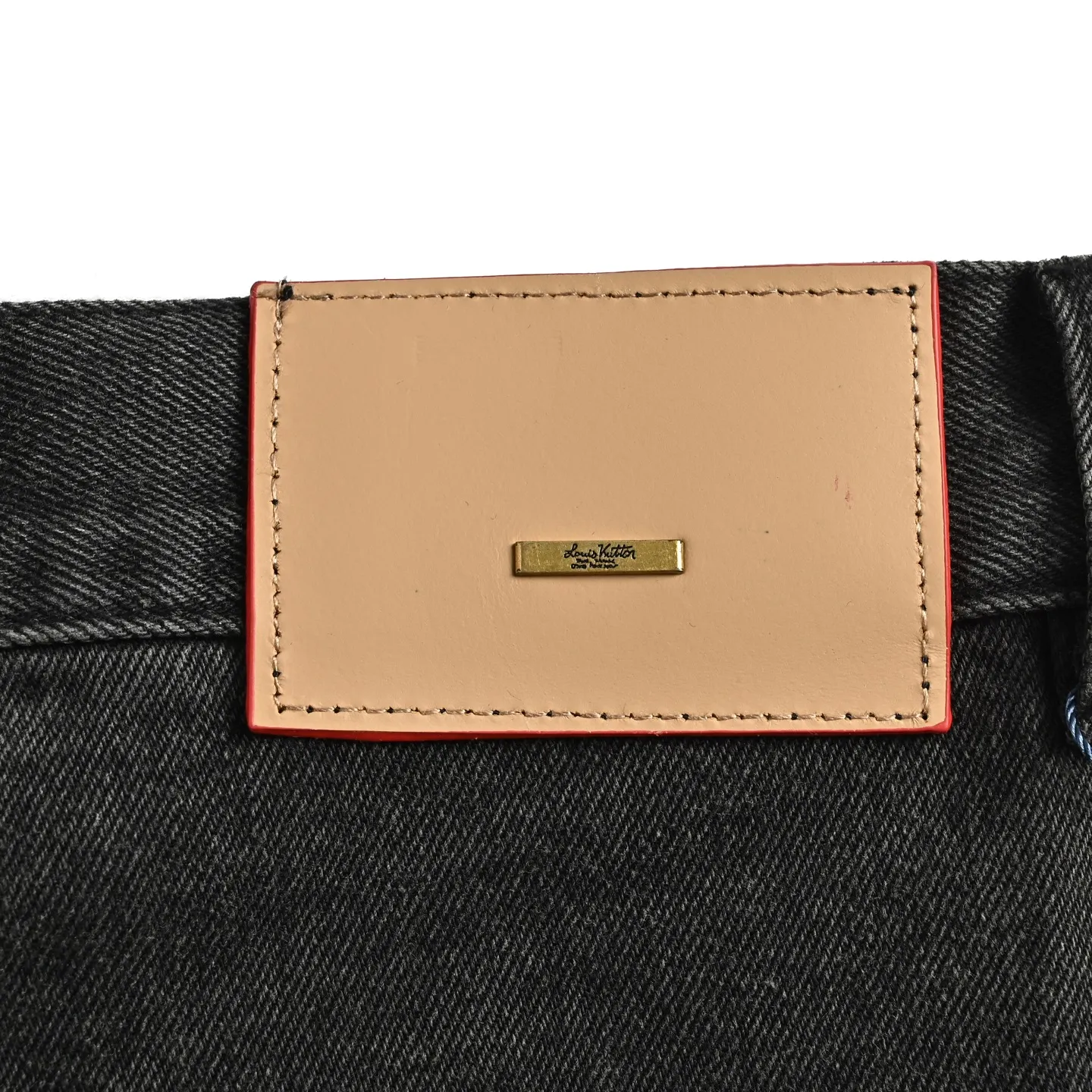 Louis Vuitton/Louis Vuitton presbyopic embossed jeans